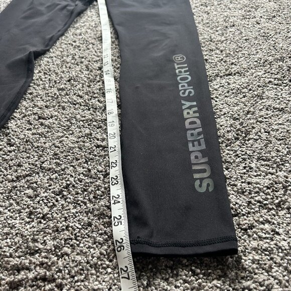Superdry Womens Leggings 10 Sport Training Seamless Power Holographic Logo - Picture 11 of 11
